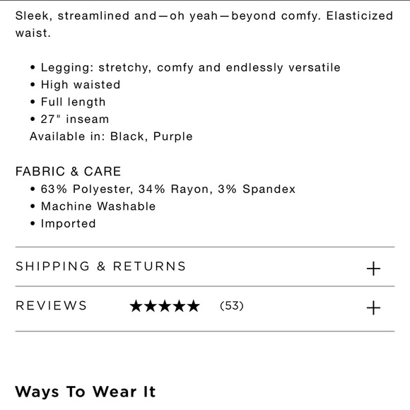 Loft Faux Leather Leggings - Picture 5 of 9